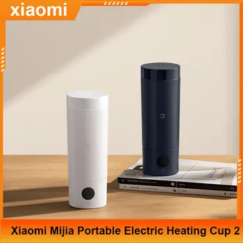 Нов Xiaomi Mijia Smart Преносими Електрически нагревателен чаша с 2 температурни светодиодите, Термос от неръждаема стомана 316, Чайник за варене, за пътуване